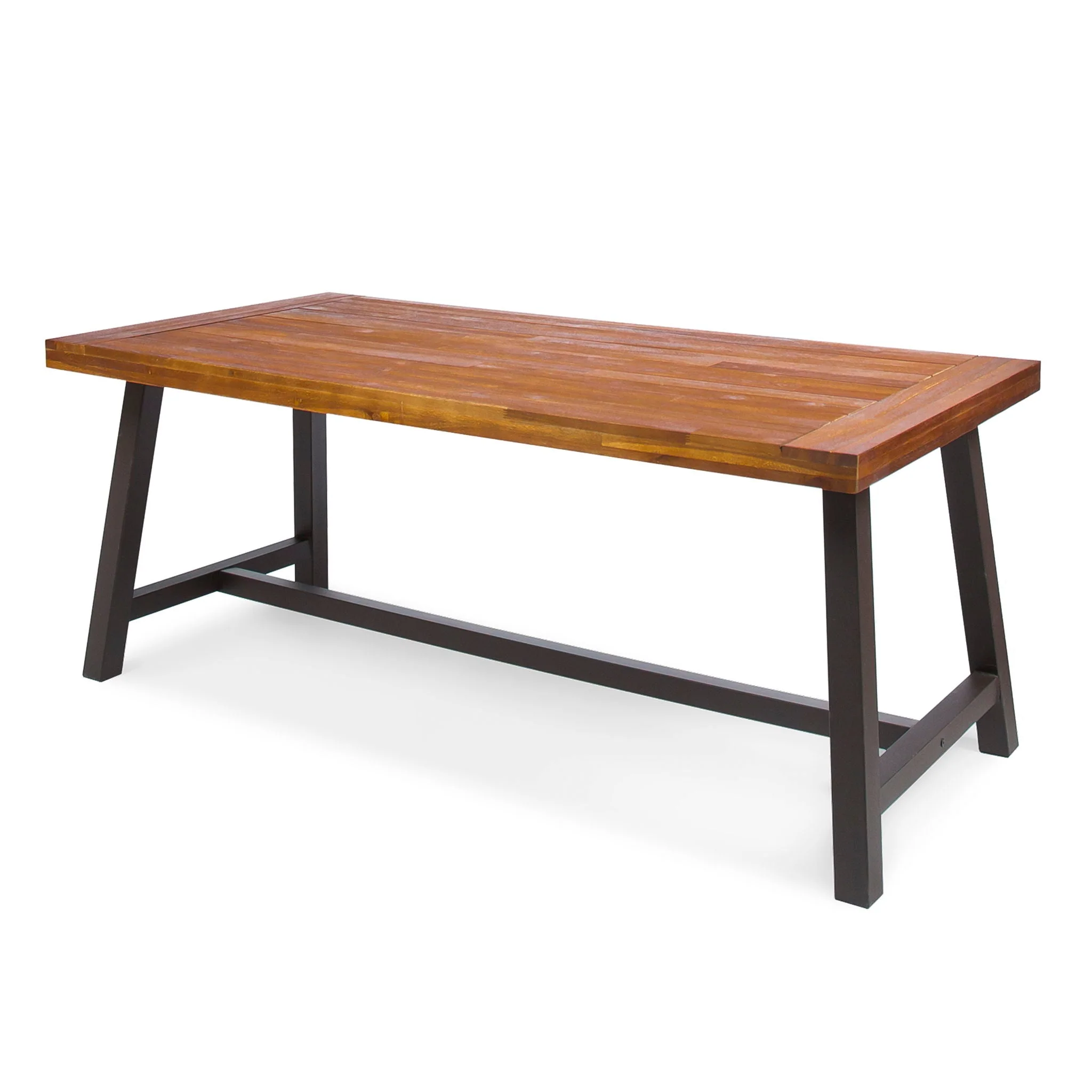 Outdoor Sandblast Finish Acacia Wood Dining Table - Image 3