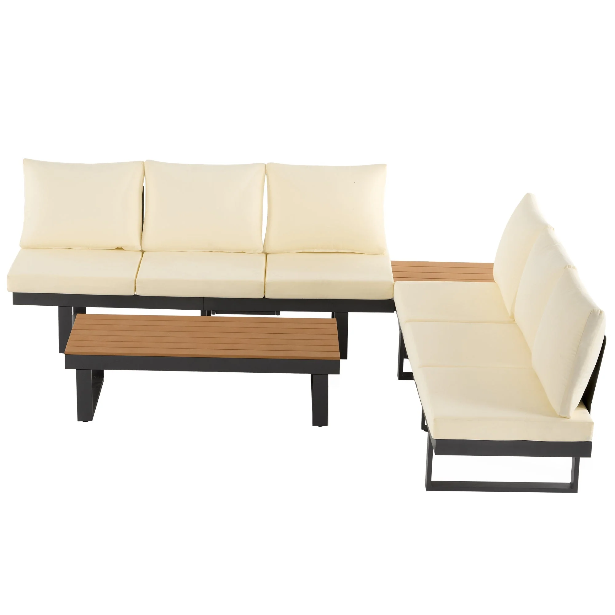 Outdoor Sectional Sofa Set with Adjustable Reclining Seats - Image 16