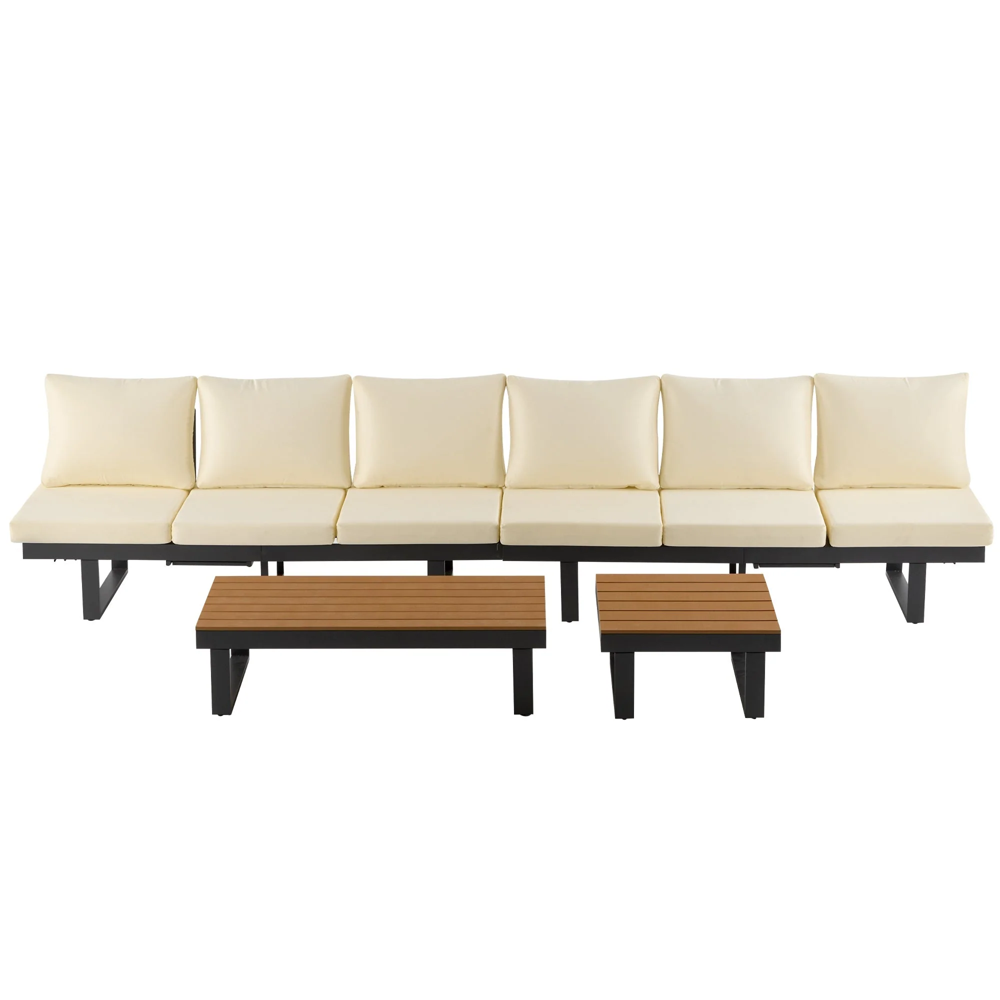 Outdoor Sectional Sofa Set with Adjustable Reclining Seats - Image 18