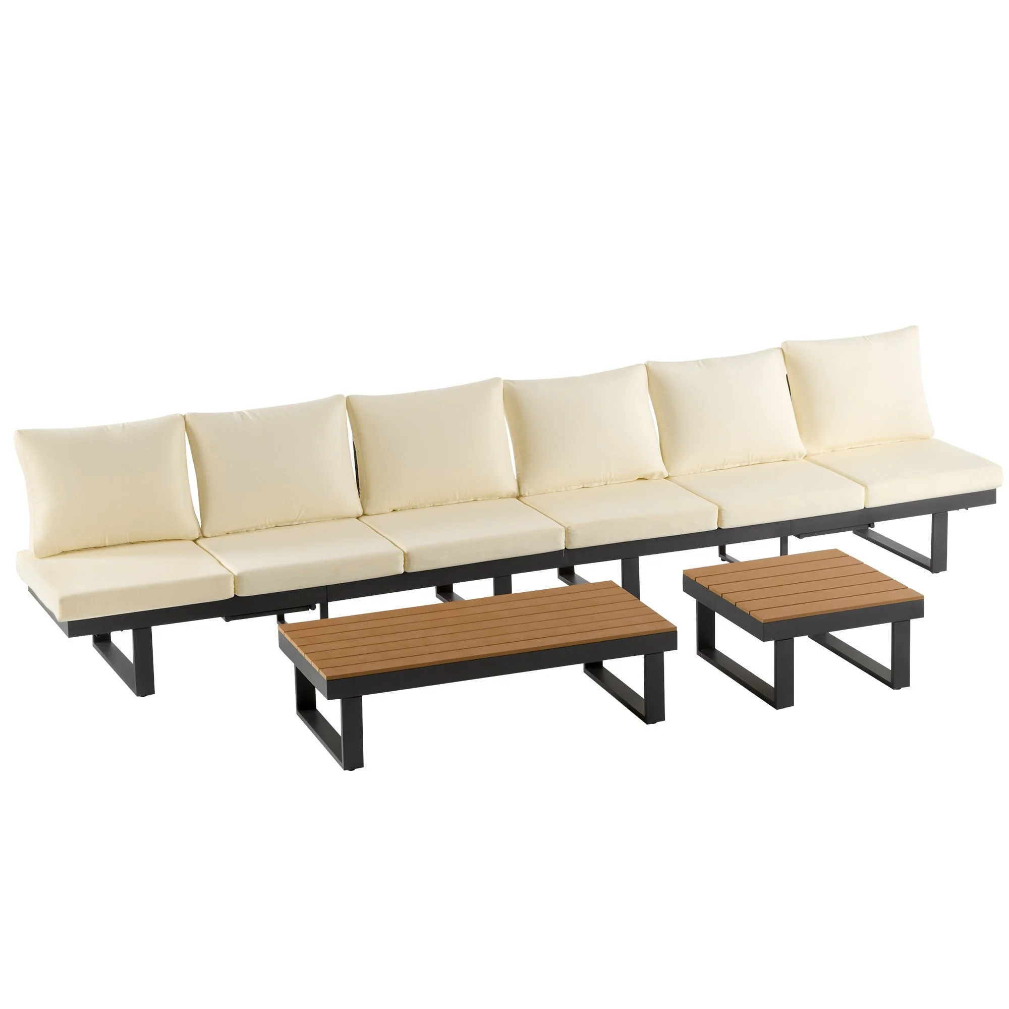 Outdoor Sectional Sofa Set with Adjustable Reclining Seats - Image 19