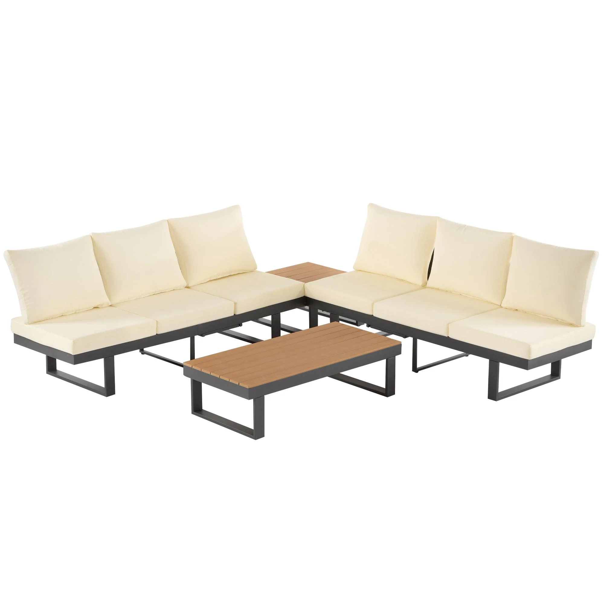 Outdoor Sectional Sofa Set with Adjustable Reclining Seats - Image 20