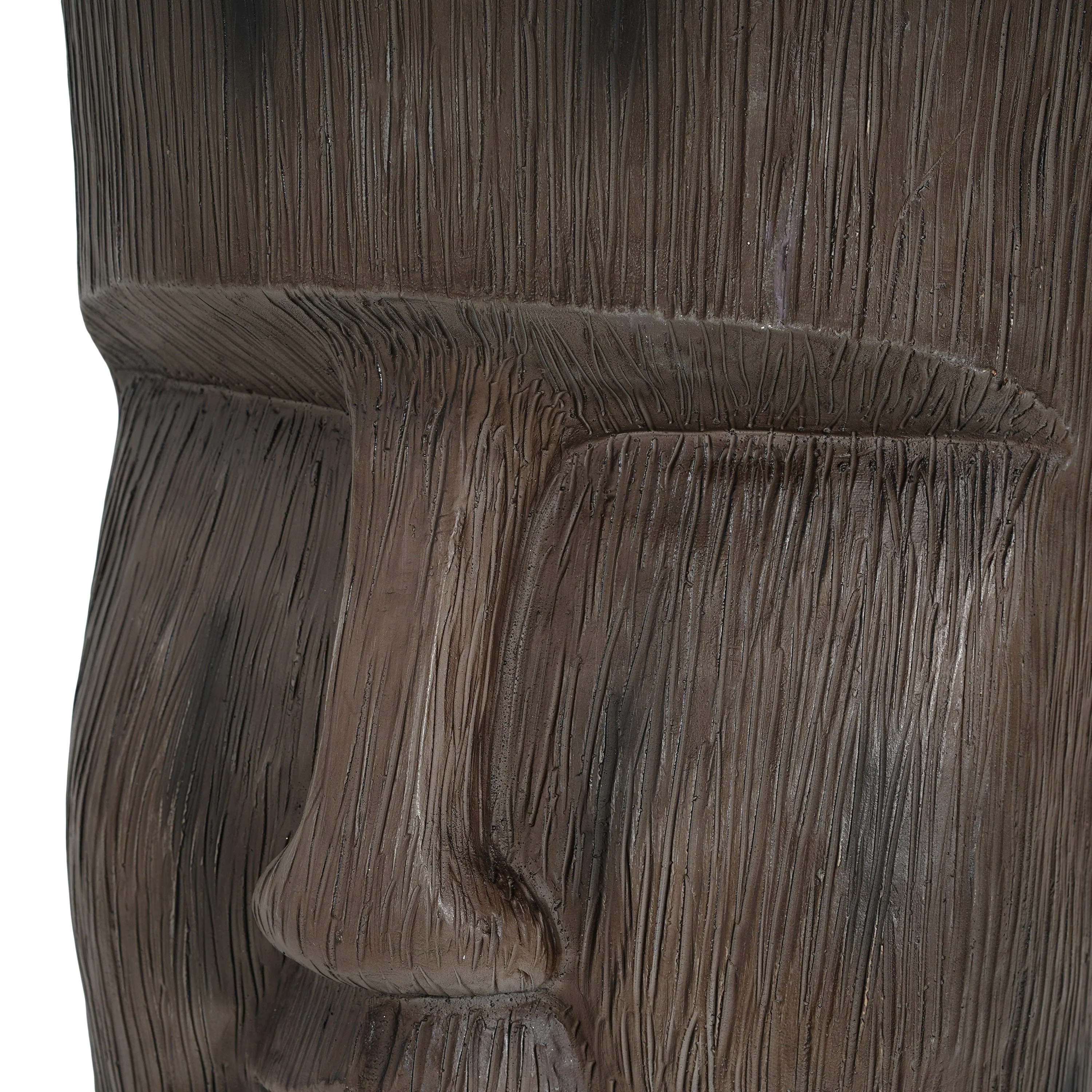 Outdoor Side Table - Easter Island Moai Statue Pedestal - Image 10