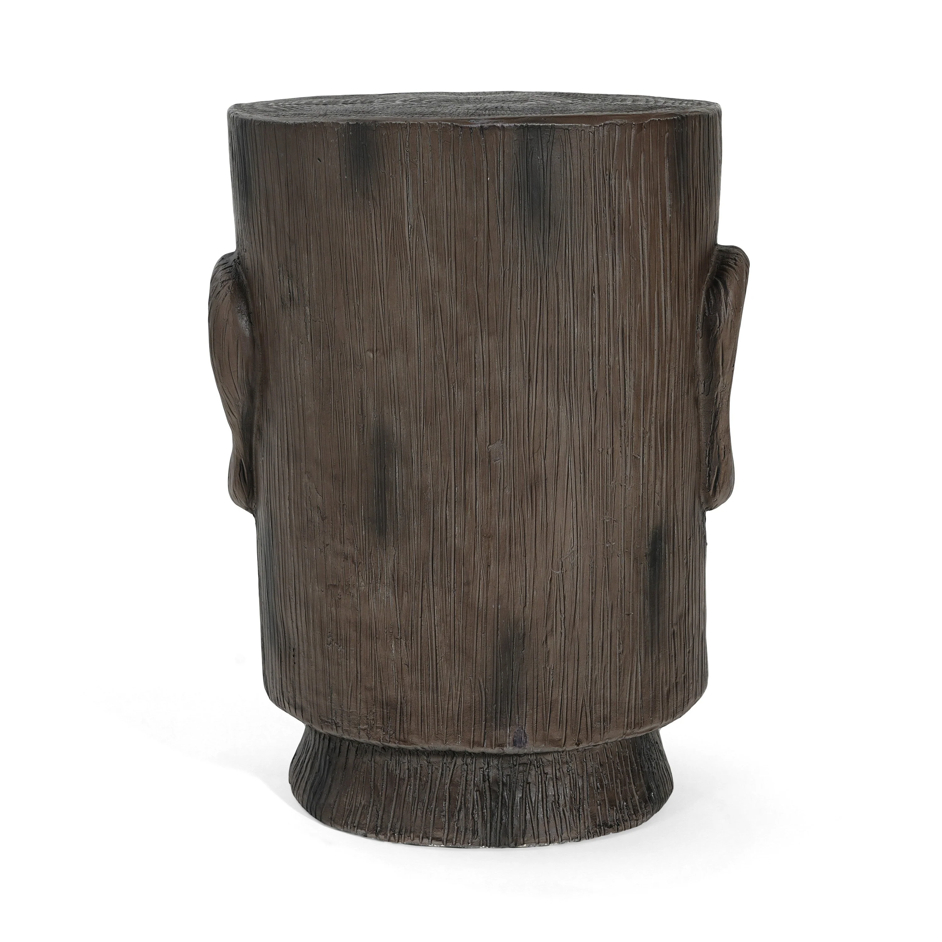Outdoor Side Table - Easter Island Moai Statue Pedestal - Image 8