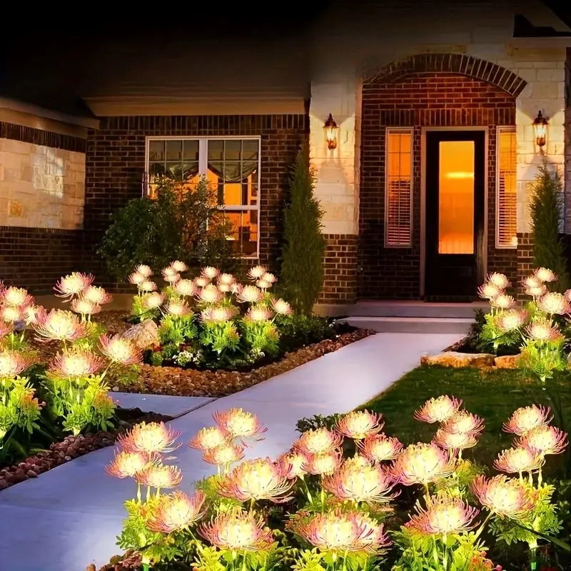 Outdoor Solar Garden Lights Flower Yard Lawn Courtyard Decoration Waterproof LED - Image 4