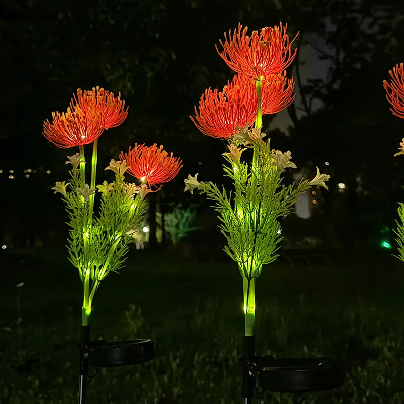Outdoor Solar Garden Lights Flower Yard Lawn Courtyard Decoration Waterproof LED - Image 8