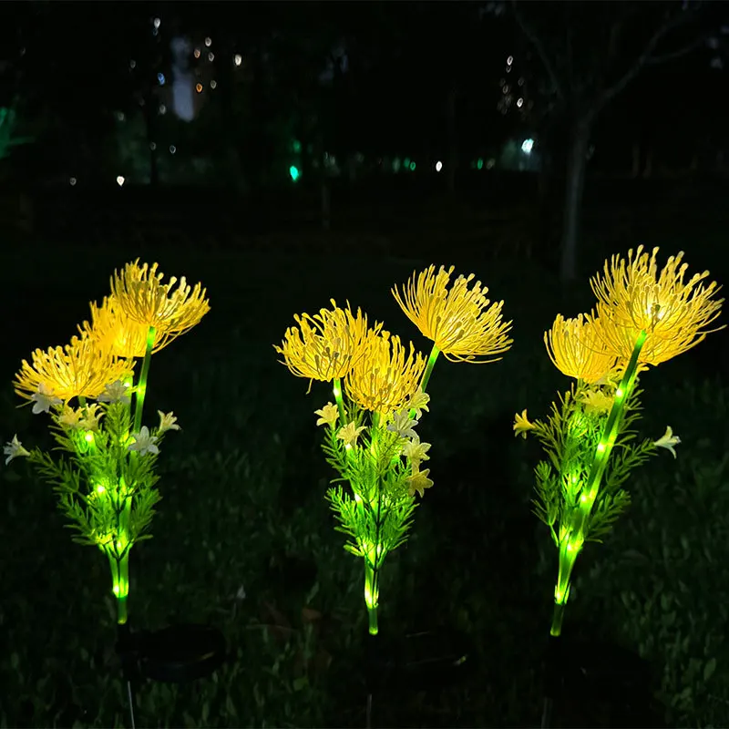Outdoor Solar Garden Lights Flower Yard Lawn Courtyard Decoration Waterproof LED - Image 9