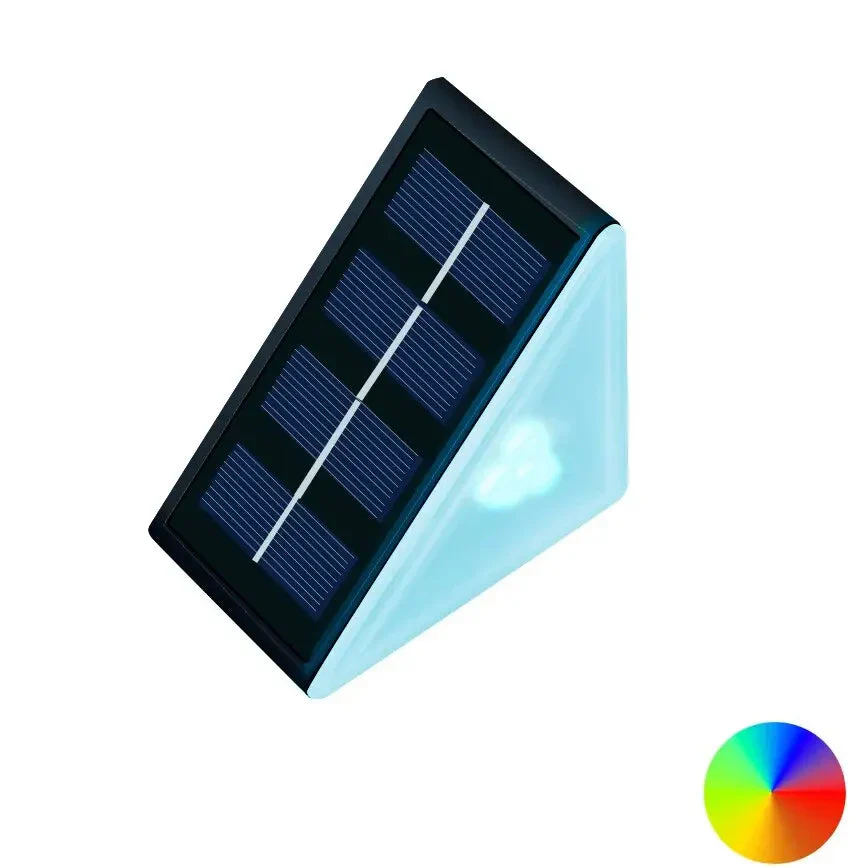 Outdoor Solar Step Lights Warm White RGB IP67 Waterproof Pathway Patio Yard - Image 7