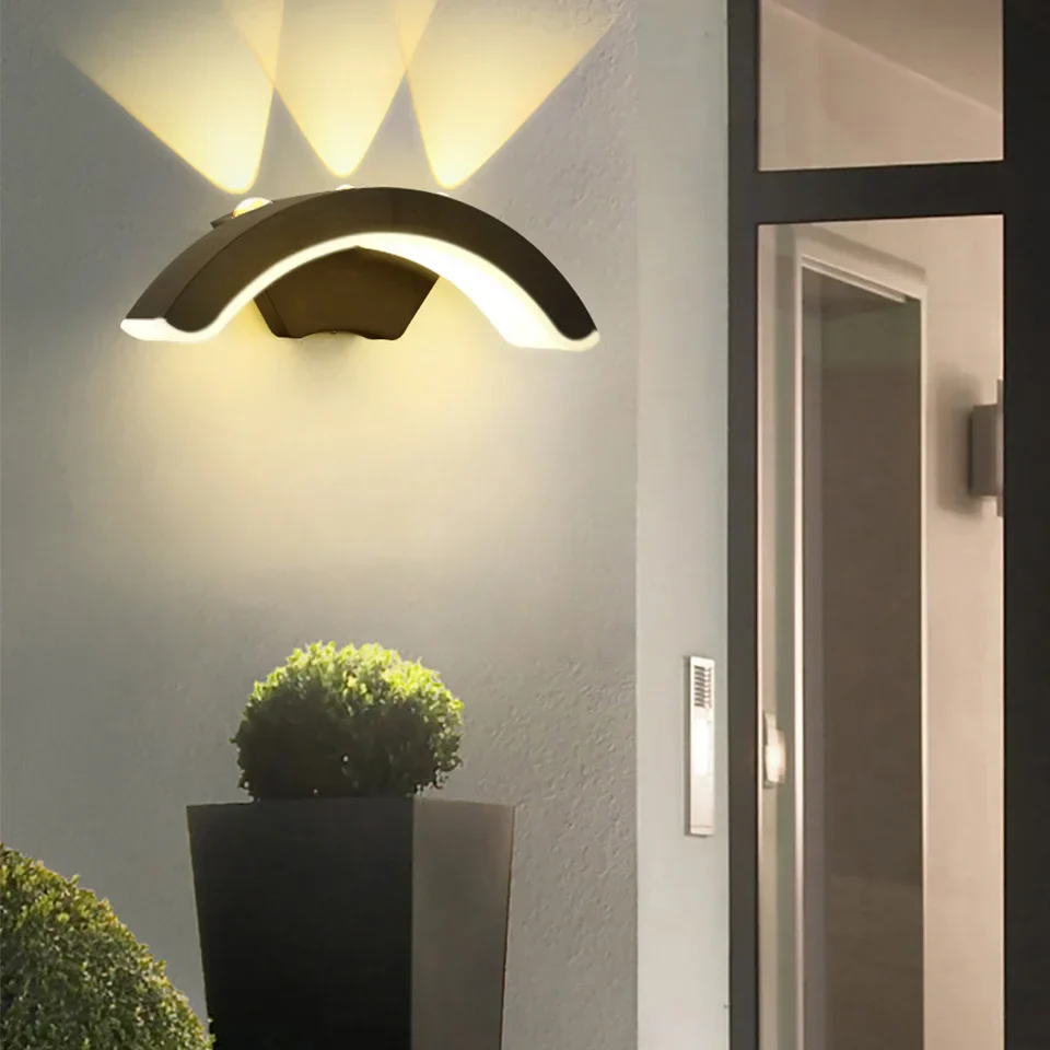 Outdoor Wall Light IP66 Waterproof 10W LED Sconce for Garden & Balcony - Image 5
