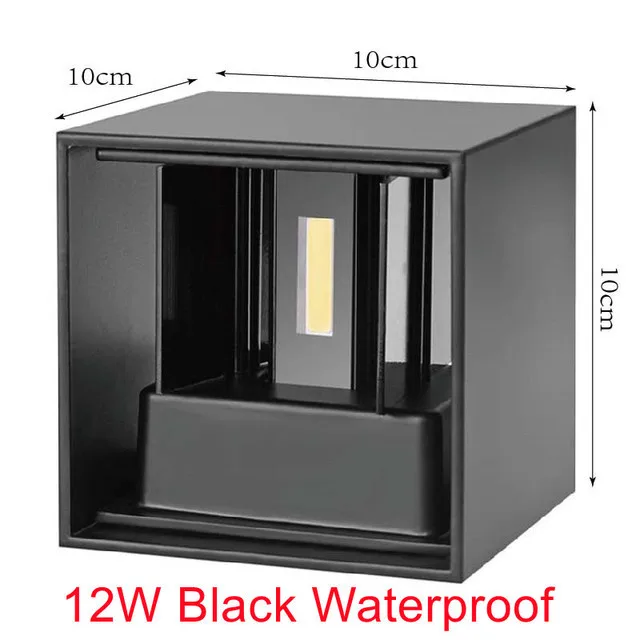 Outdoor Waterproof LED Wall Light – 12W IP65 Garden Lamp Sconce for Porch & Patio - Image 12
