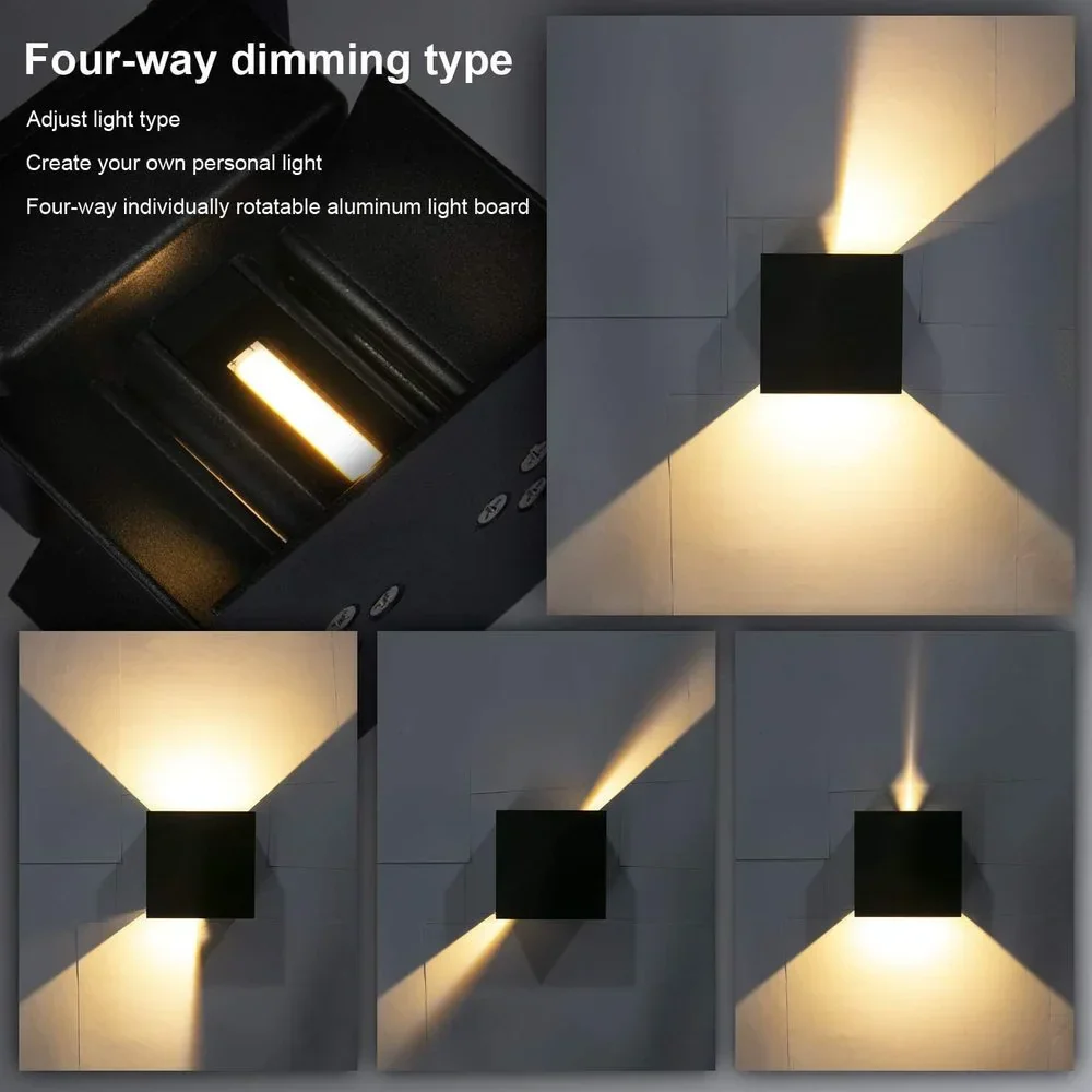 Outdoor Waterproof LED Wall Light – 12W IP65 Garden Lamp Sconce for Porch & Patio - Image 2