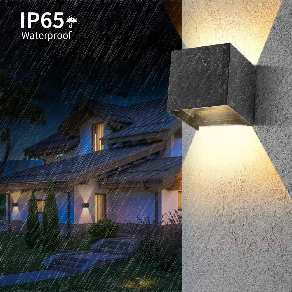 Outdoor Waterproof LED Wall Light – 12W IP65 Garden Lamp Sconce for Porch & Patio - Image 3