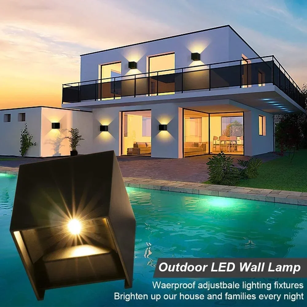 Outdoor Waterproof LED Wall Light – 12W IP65 Garden Lamp Sconce for Porch & Patio - Image 4