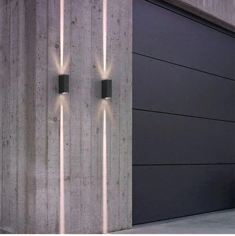 Outdoor Waterproof Wall Light – 6W Silver Aluminum Up Down LED Sconce IP65 Porch - Image 11