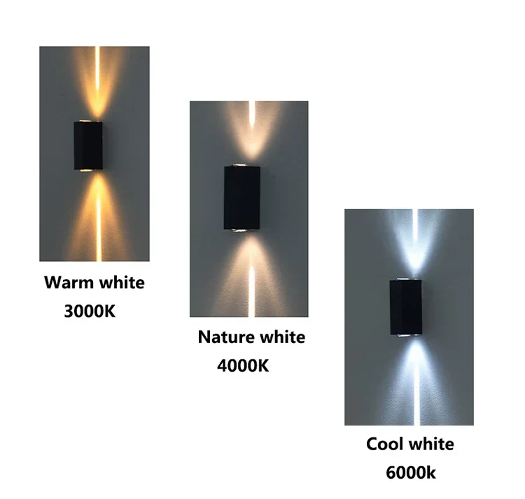 Outdoor Waterproof Wall Light – 6W Silver Aluminum Up Down LED Sconce IP65 Porch - Image 8