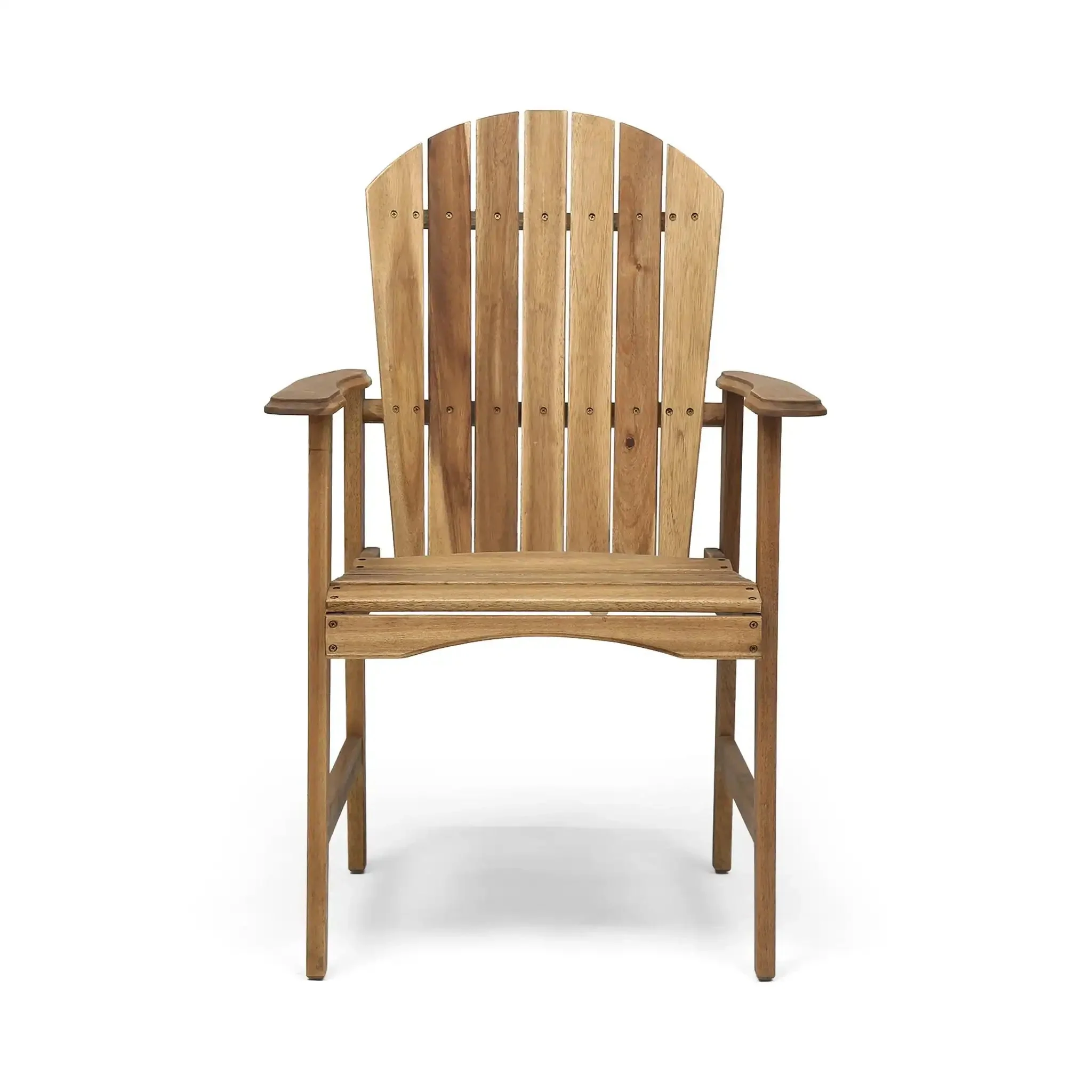 Outdoor Weather Resistant Acacia Wood Adirondack Dining Chairs (Set of 2) - Image 13