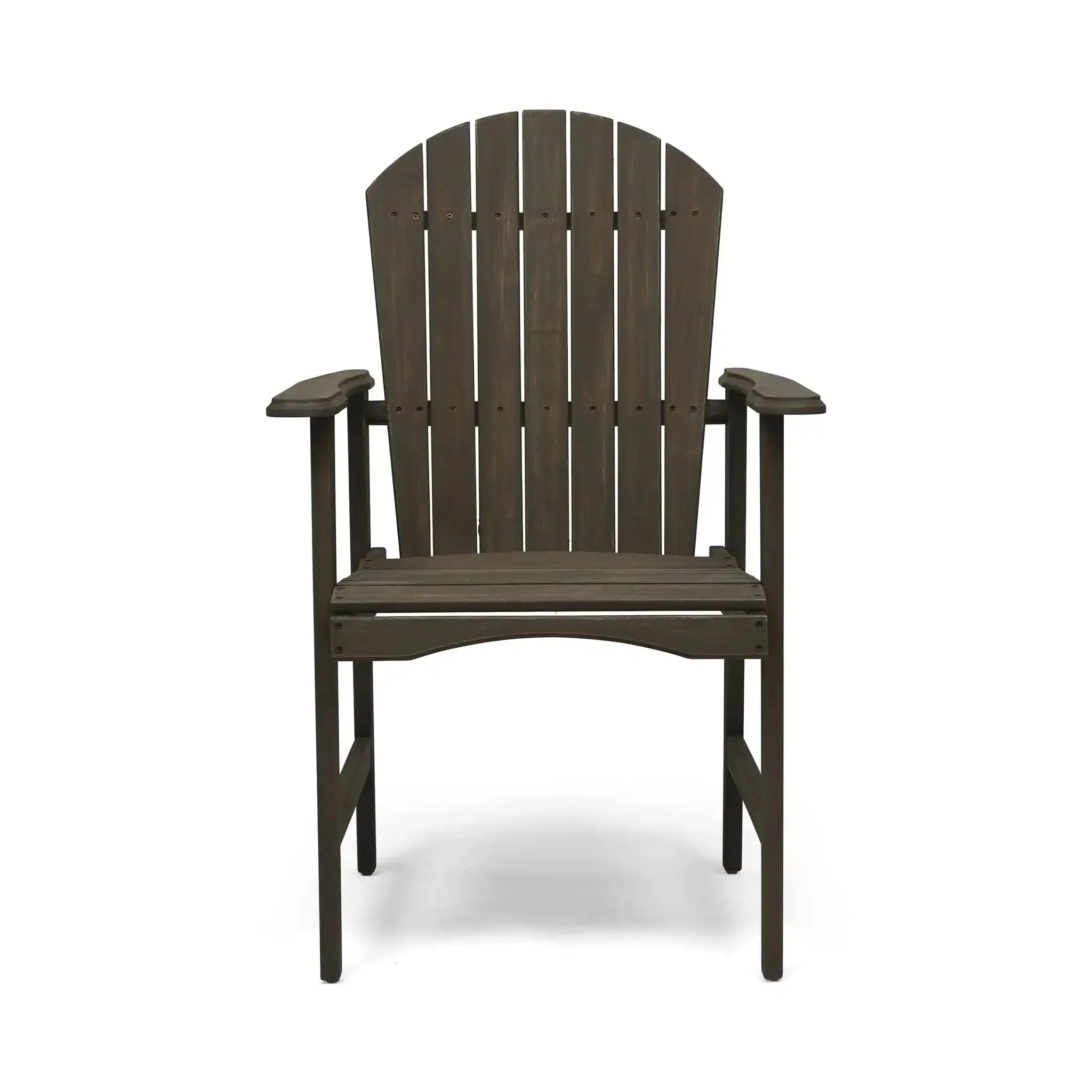 Outdoor Weather Resistant Acacia Wood Adirondack Dining Chairs (Set of 2) - Image 17