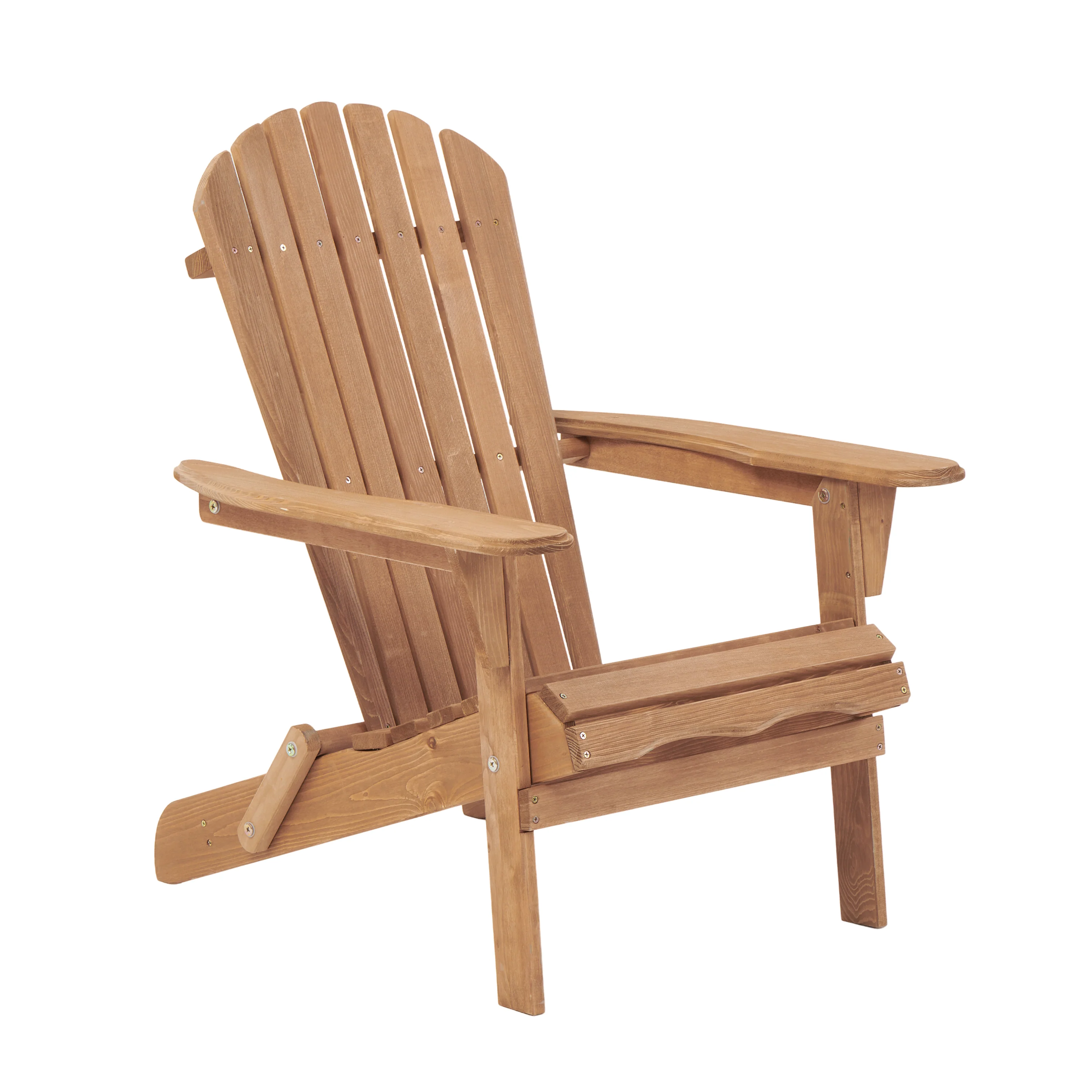 Outdoor Wooden Folding Adirondack Chair Set of 2 - Image 13