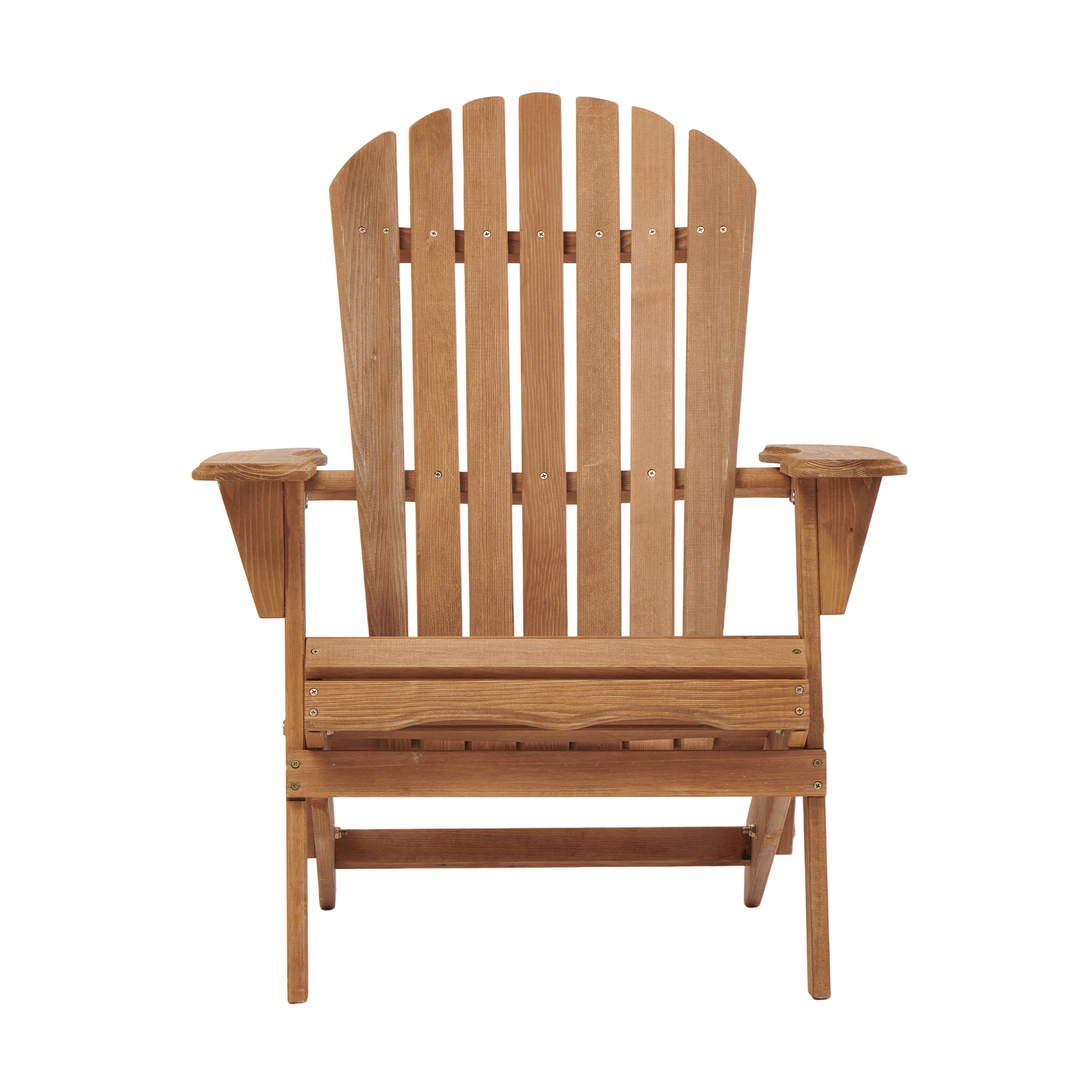 Outdoor Wooden Folding Adirondack Chair Set of 2 - Image 17