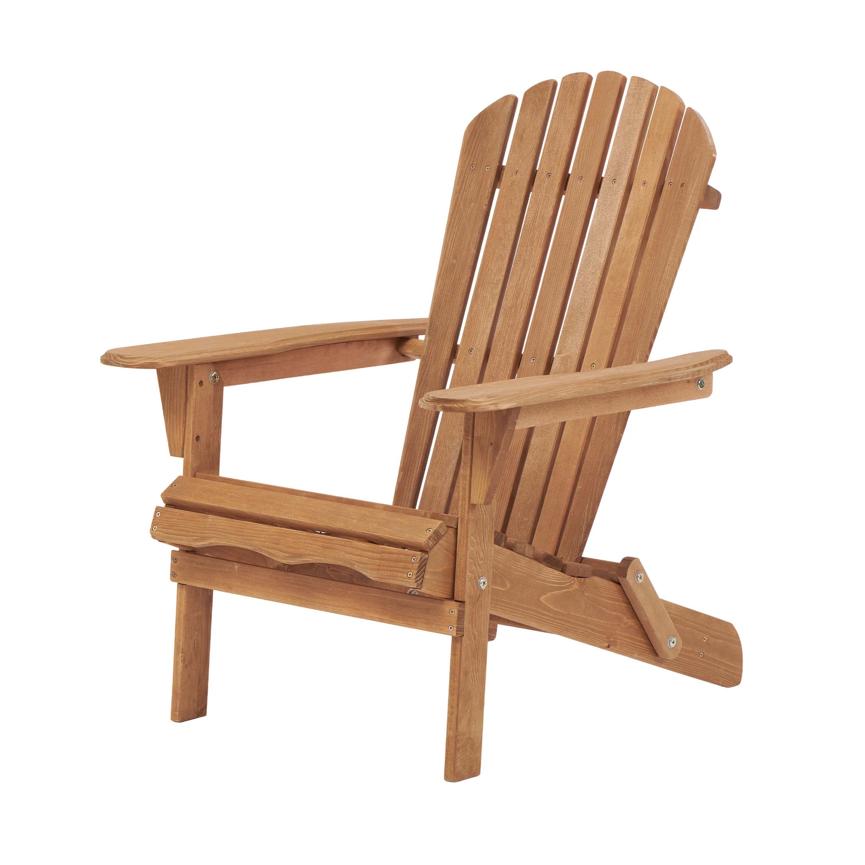 Outdoor Wooden Folding Adirondack Chair Set of 2 - Image 18