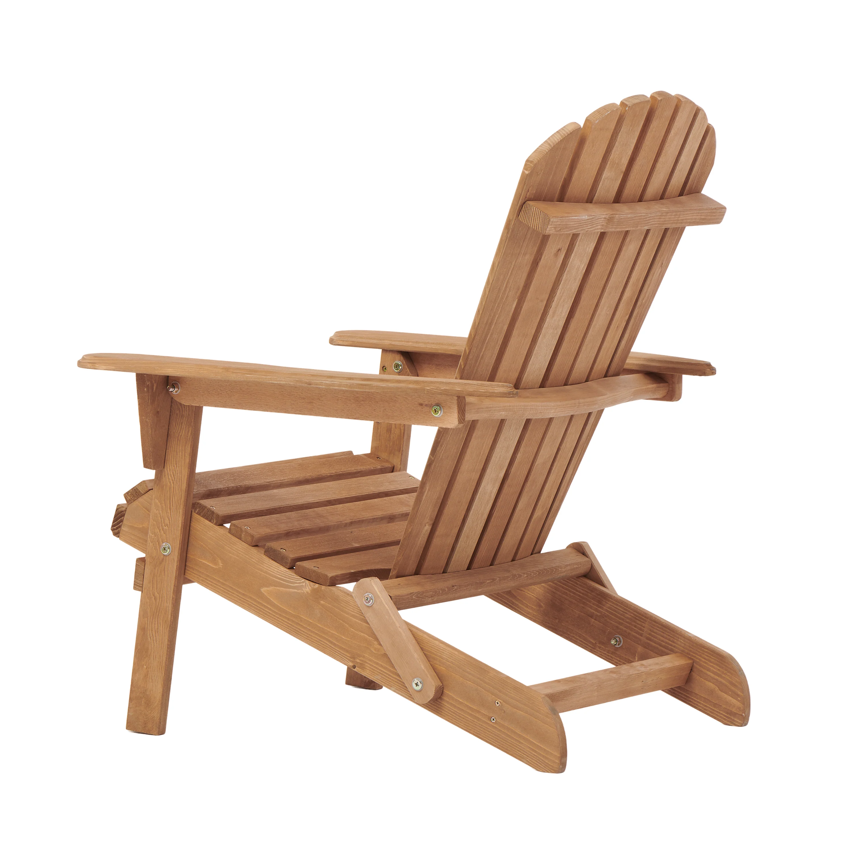 Outdoor Wooden Folding Adirondack Chair Set of 2 - Image 19