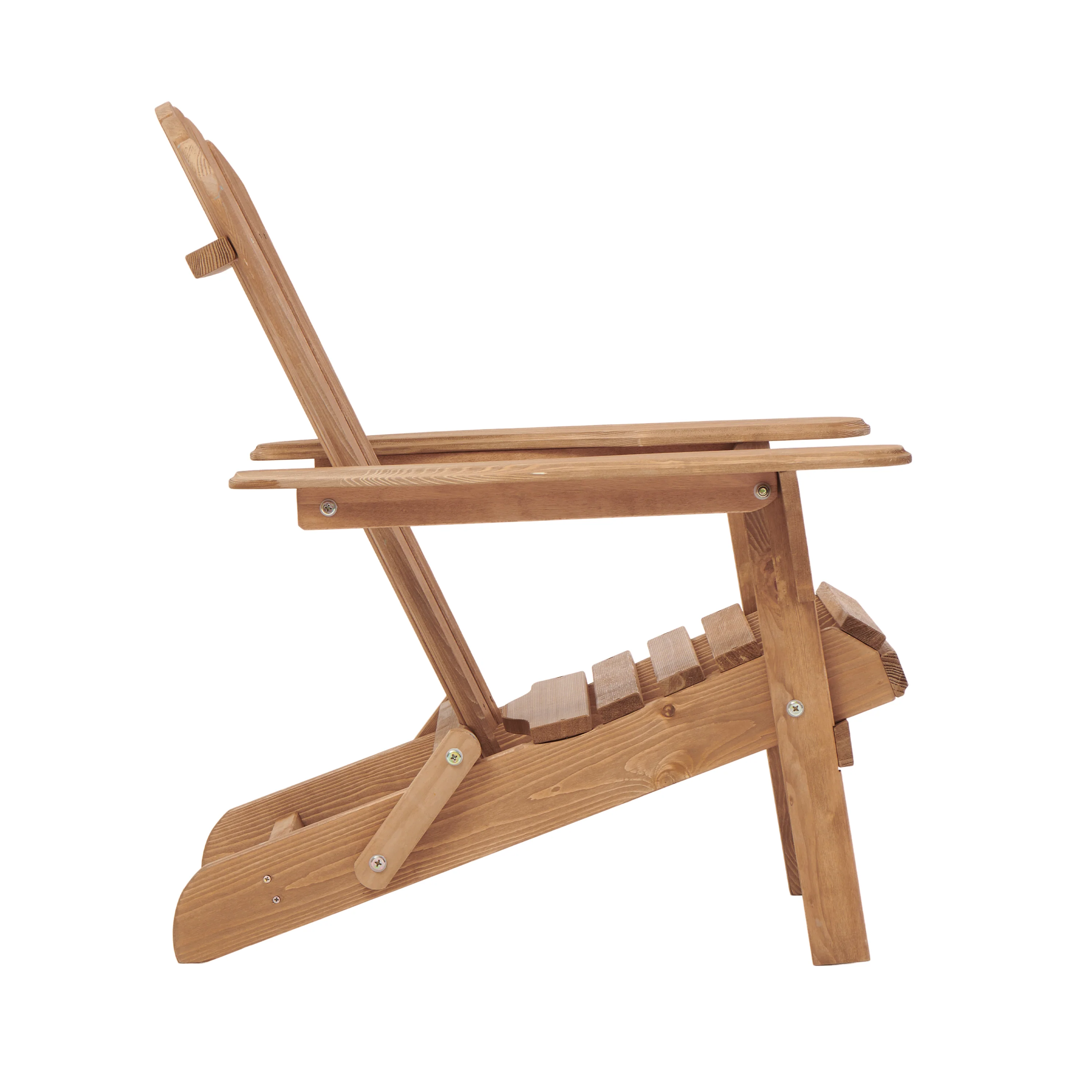 Outdoor Wooden Folding Adirondack Chair Set of 2 - Image 23