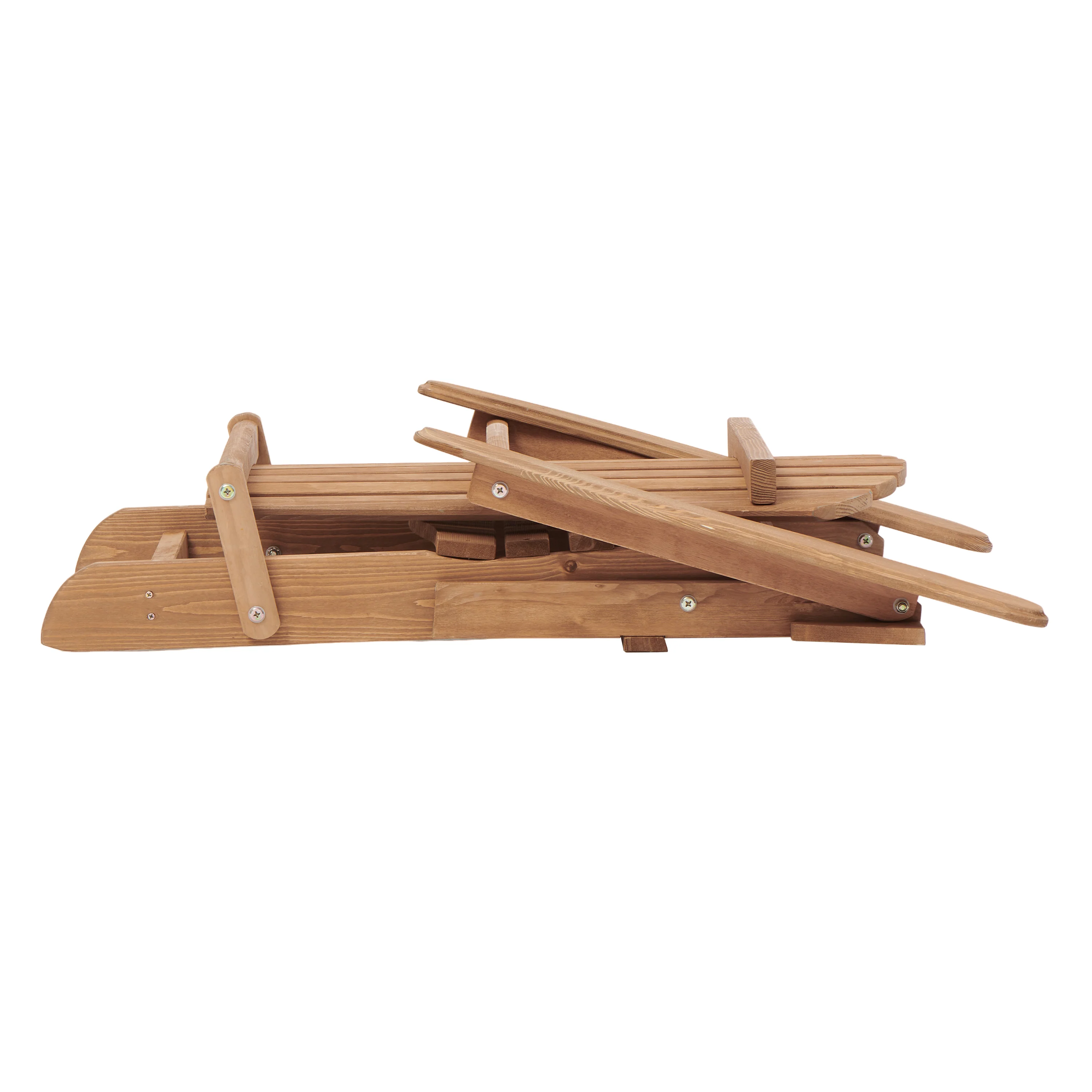 Outdoor Wooden Folding Adirondack Chair Set of 2 - Image 25