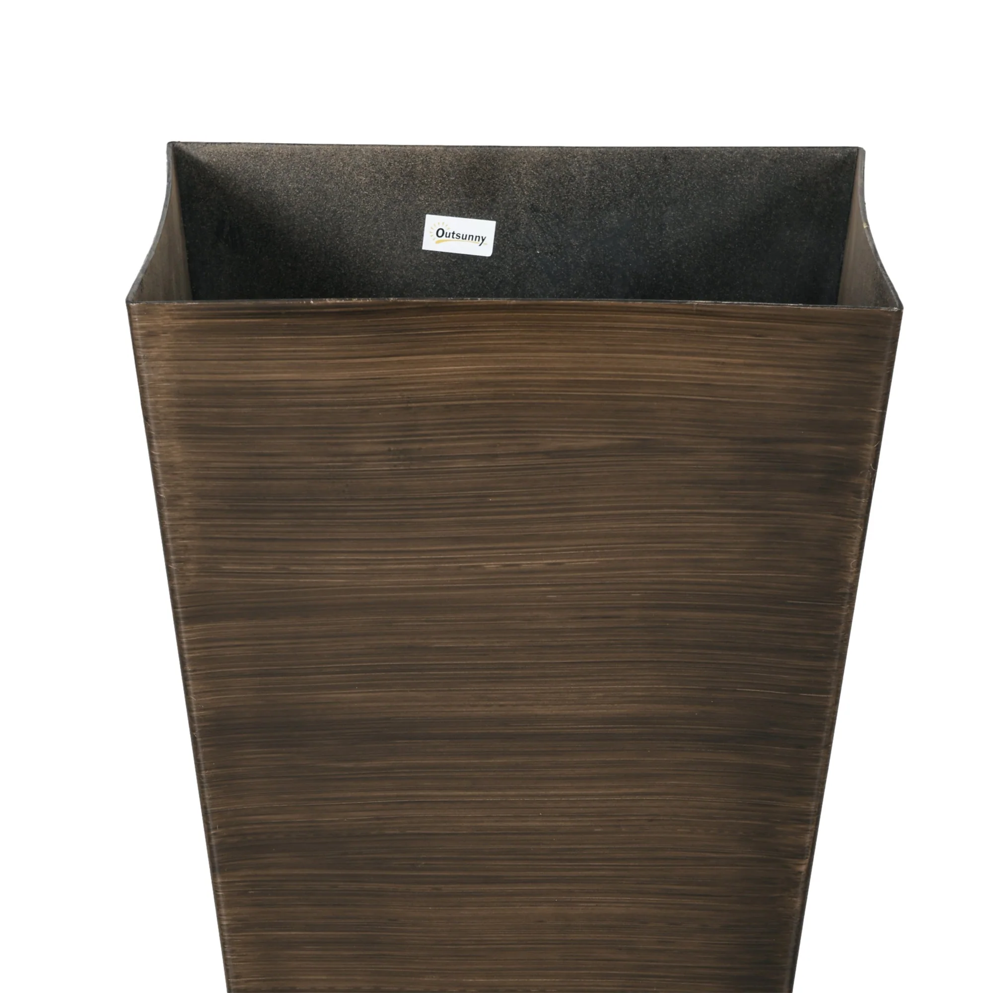 Outsunny 28" Tall Outdoor Planters, Set of 3 Large Taper Planters - Image 9