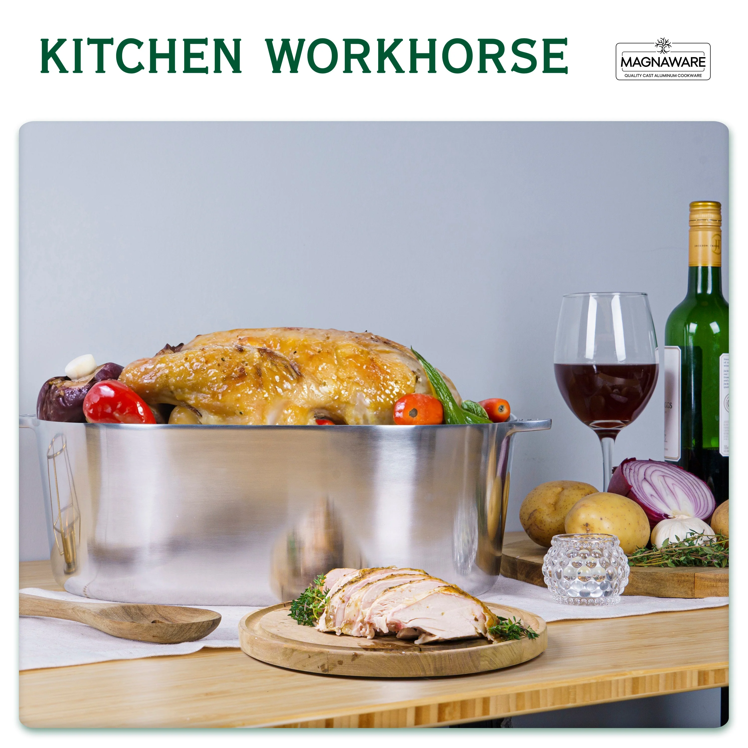 Oval Dutch Oven with Lid - 10 Quart (15 Inch) - Image 6
