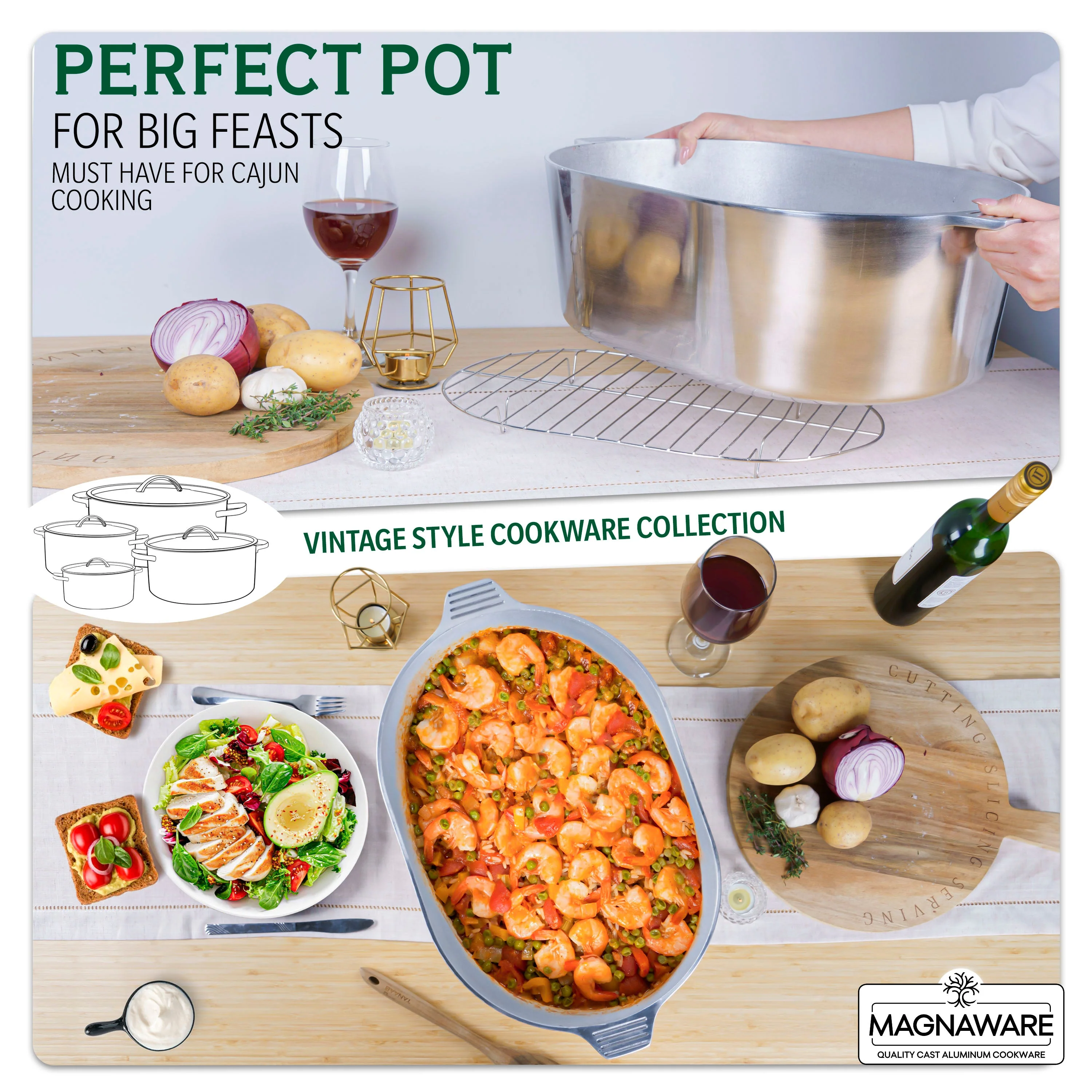 Oval Dutch Oven with Lid - 12.6 Quart (18 Inch) - Image 9