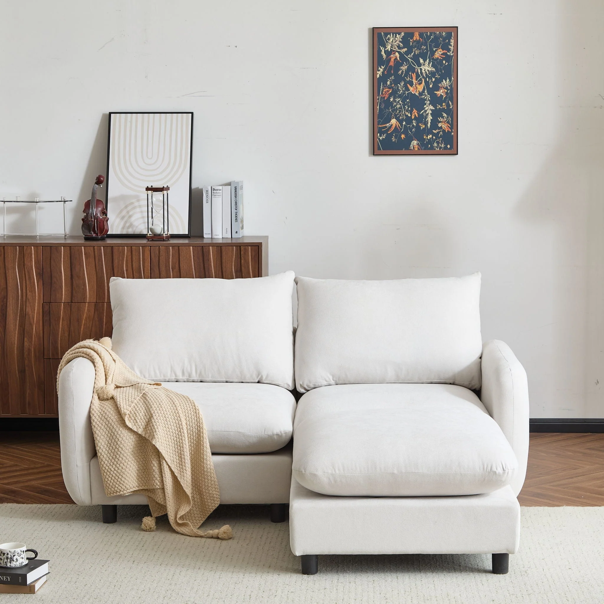 Oversize Modular Free Combination Sectional Sofa Couch With Ottoman For Living Room - Image 7