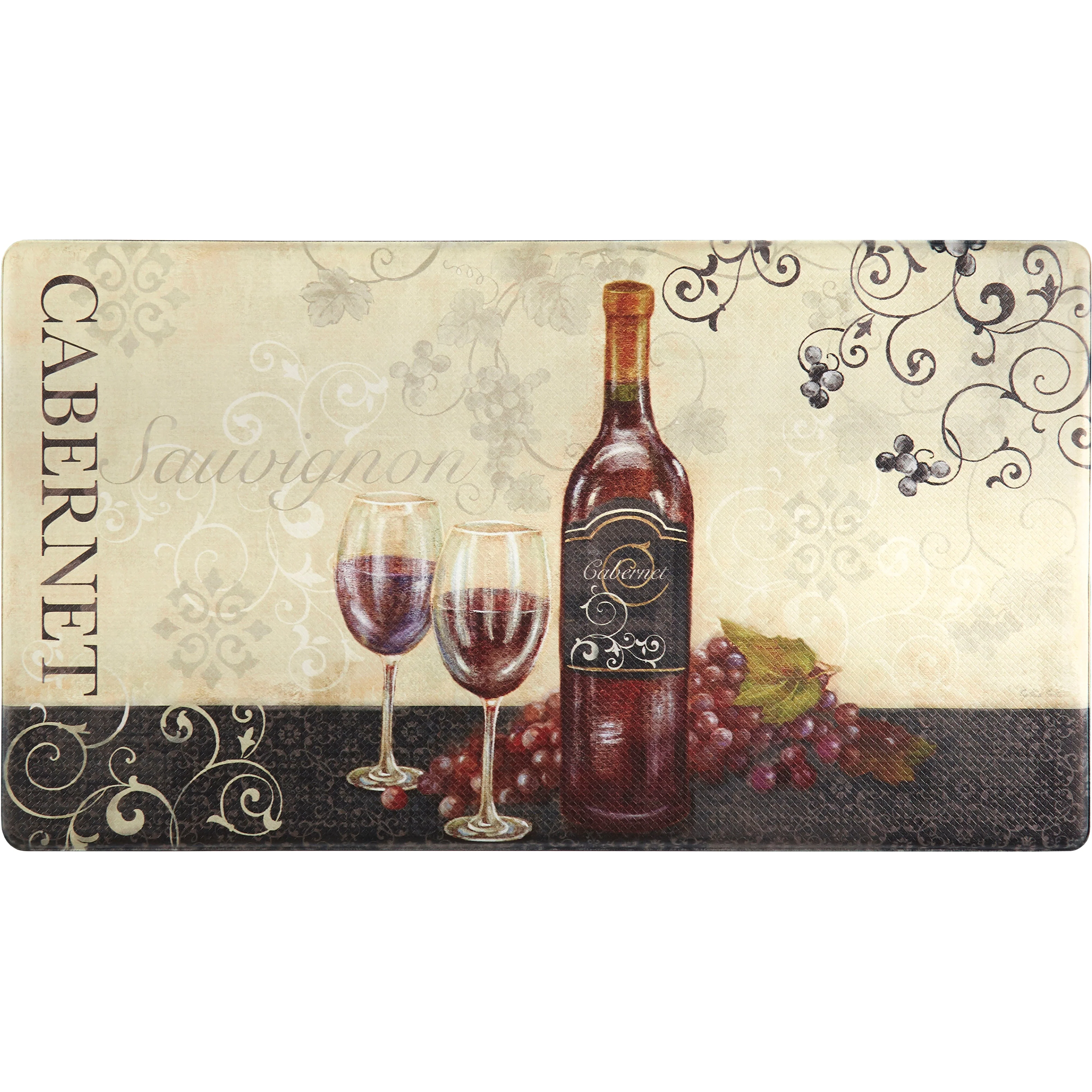 Oversized 20"x36" Feel at Ease Anti-Fatigue Kitchen Mat (Cabarnet) - Image 2