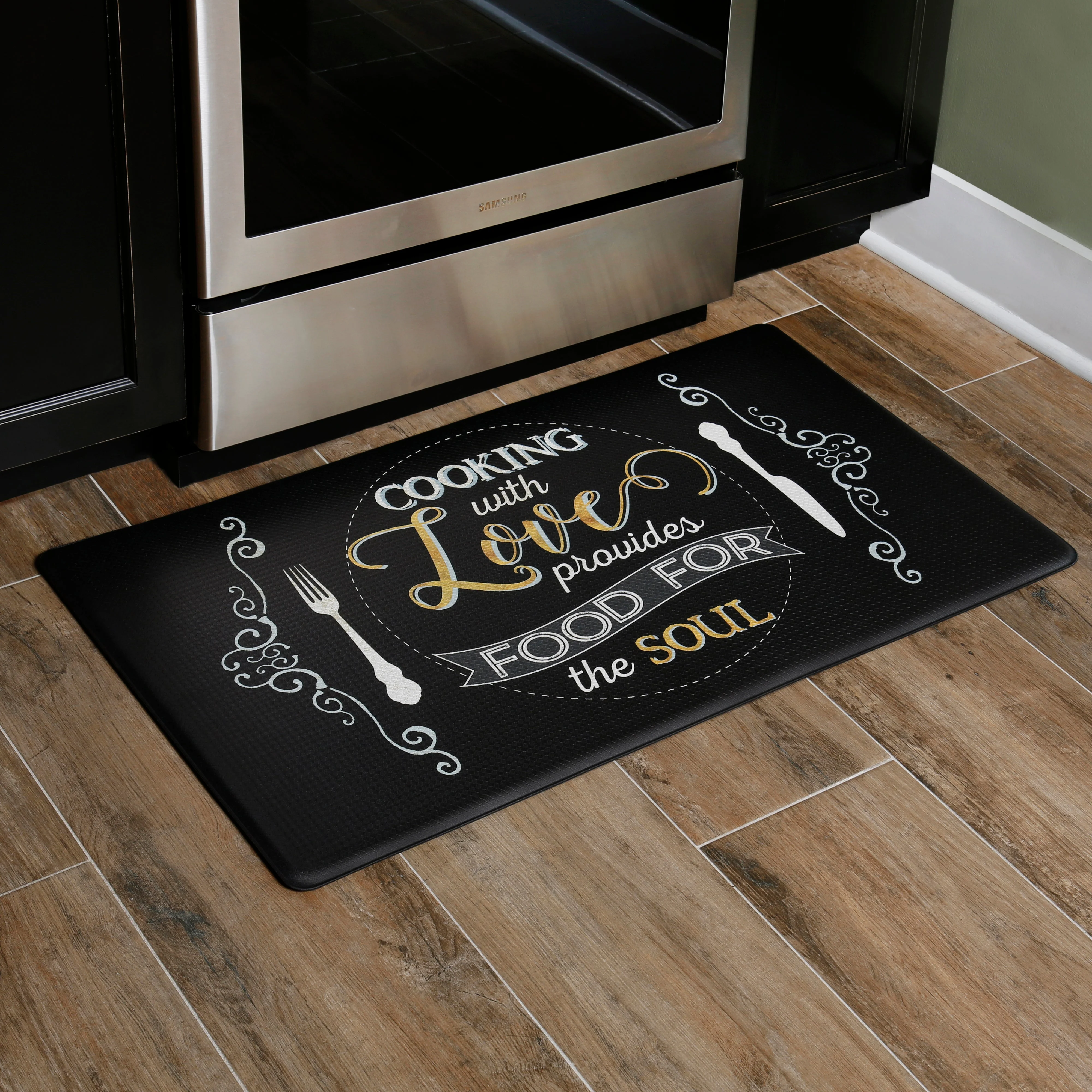 Oversized 20"x36" Feel at Ease Anti-Fatigue Kitchen Mat - Image 2