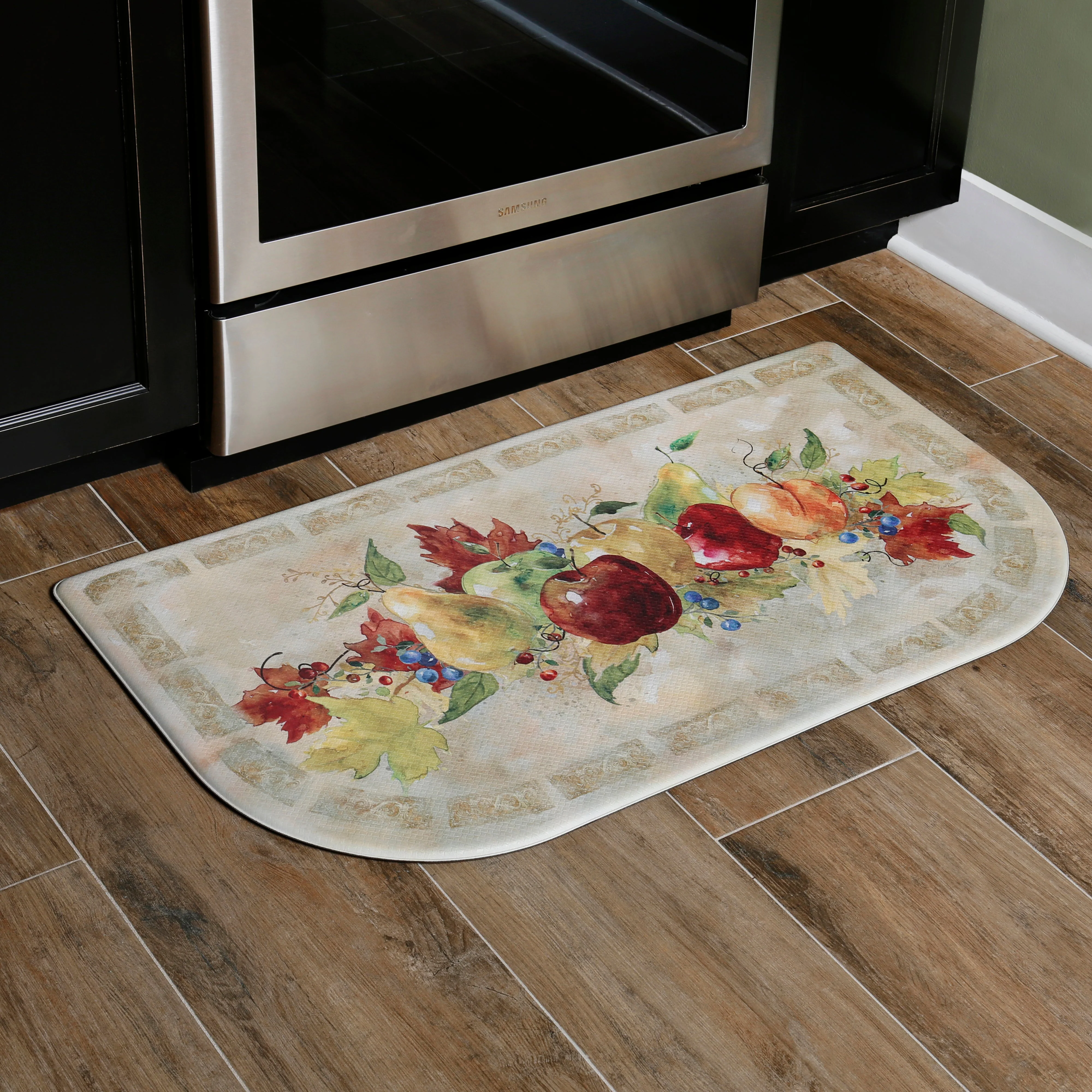 Oversized 20"x36" Feel at Ease Anti-Fatigue Kitchen Mat (Napa Fruit Slice) - Image 2
