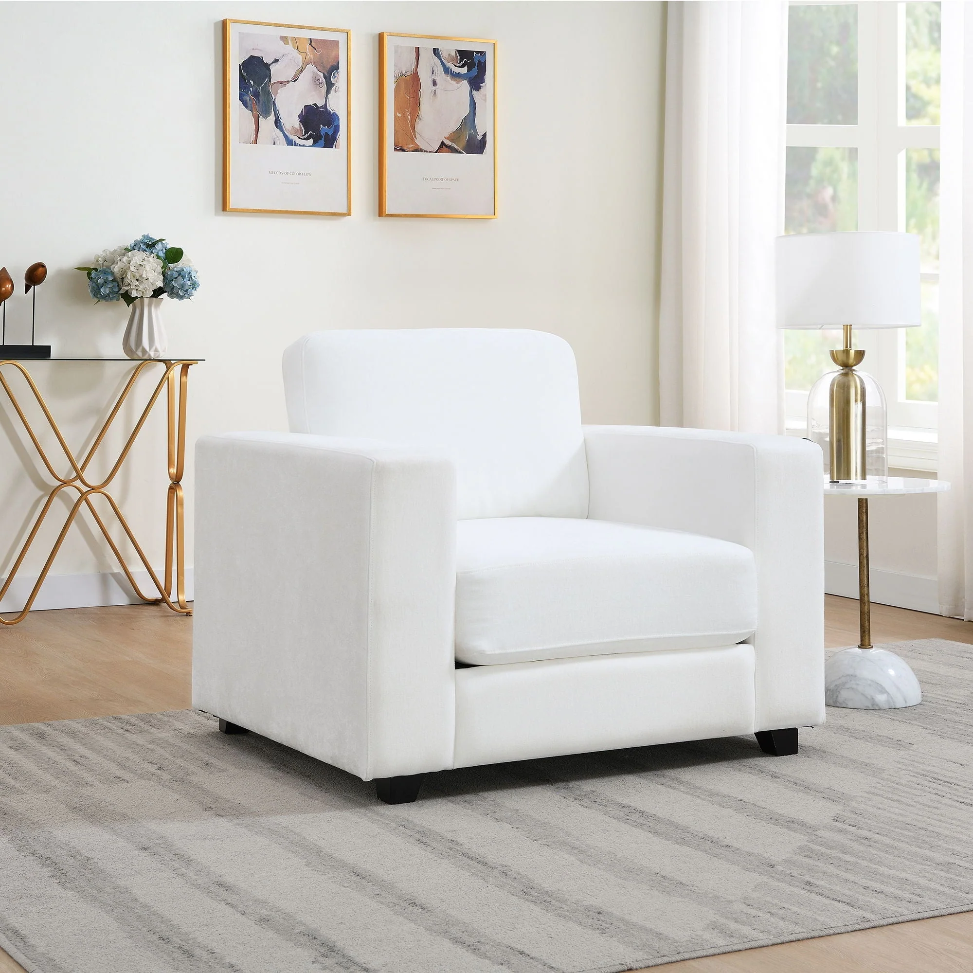 Oversized Accent Chair With Widen Arm For Living Room - Image 3