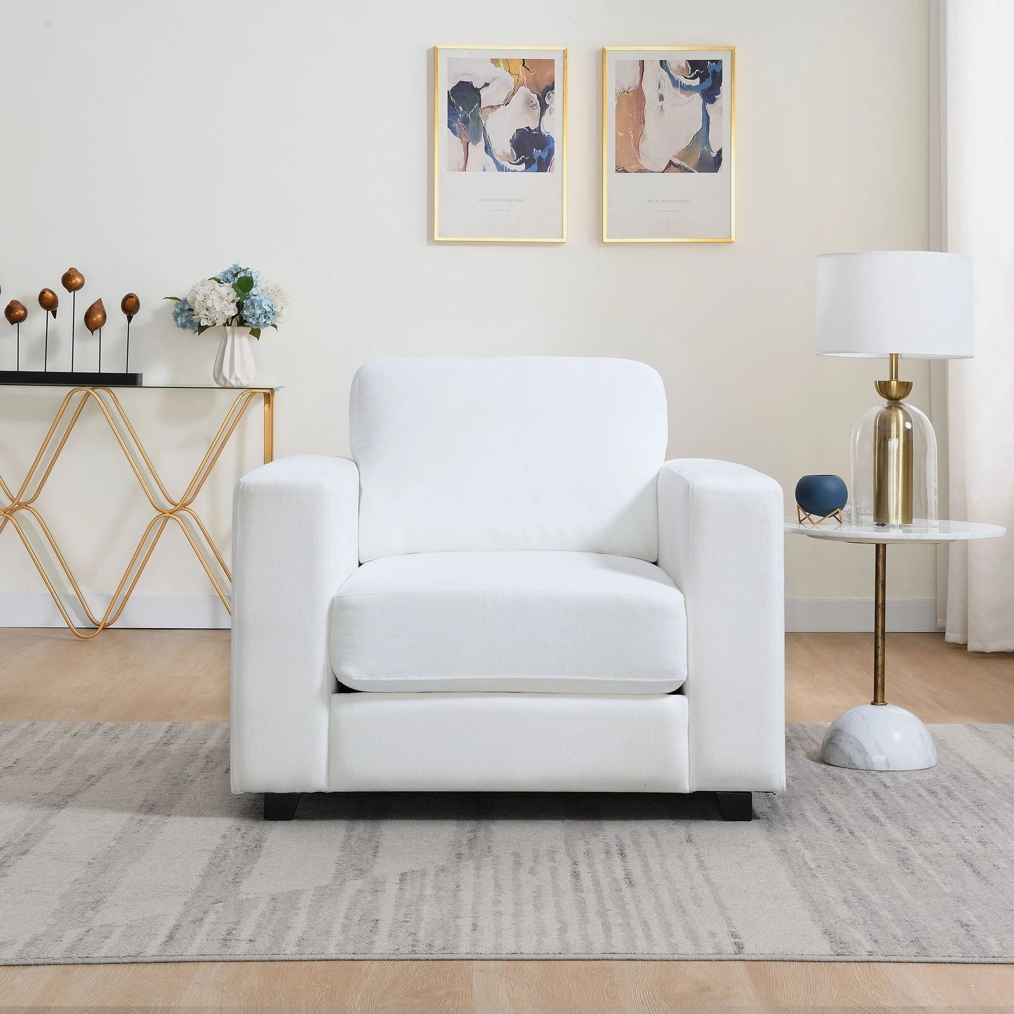 Oversized Accent Chair With Widen Arm For Living Room - Image 8