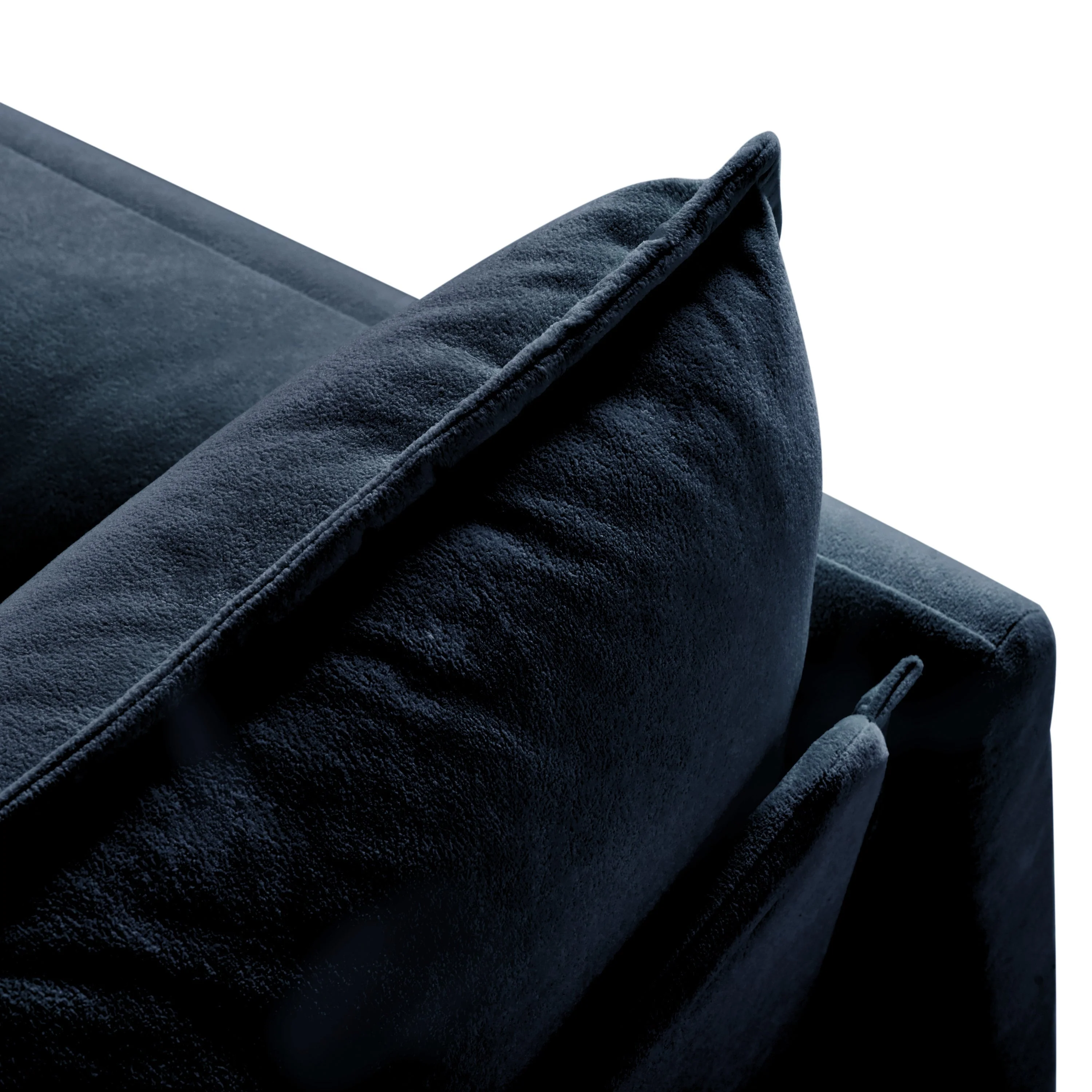 Oversized Deep Seat Sectional Sofa Modern Chenille Cloud Couch Large 3 Seater Modular Sofa with 3 Pillows - Image 16