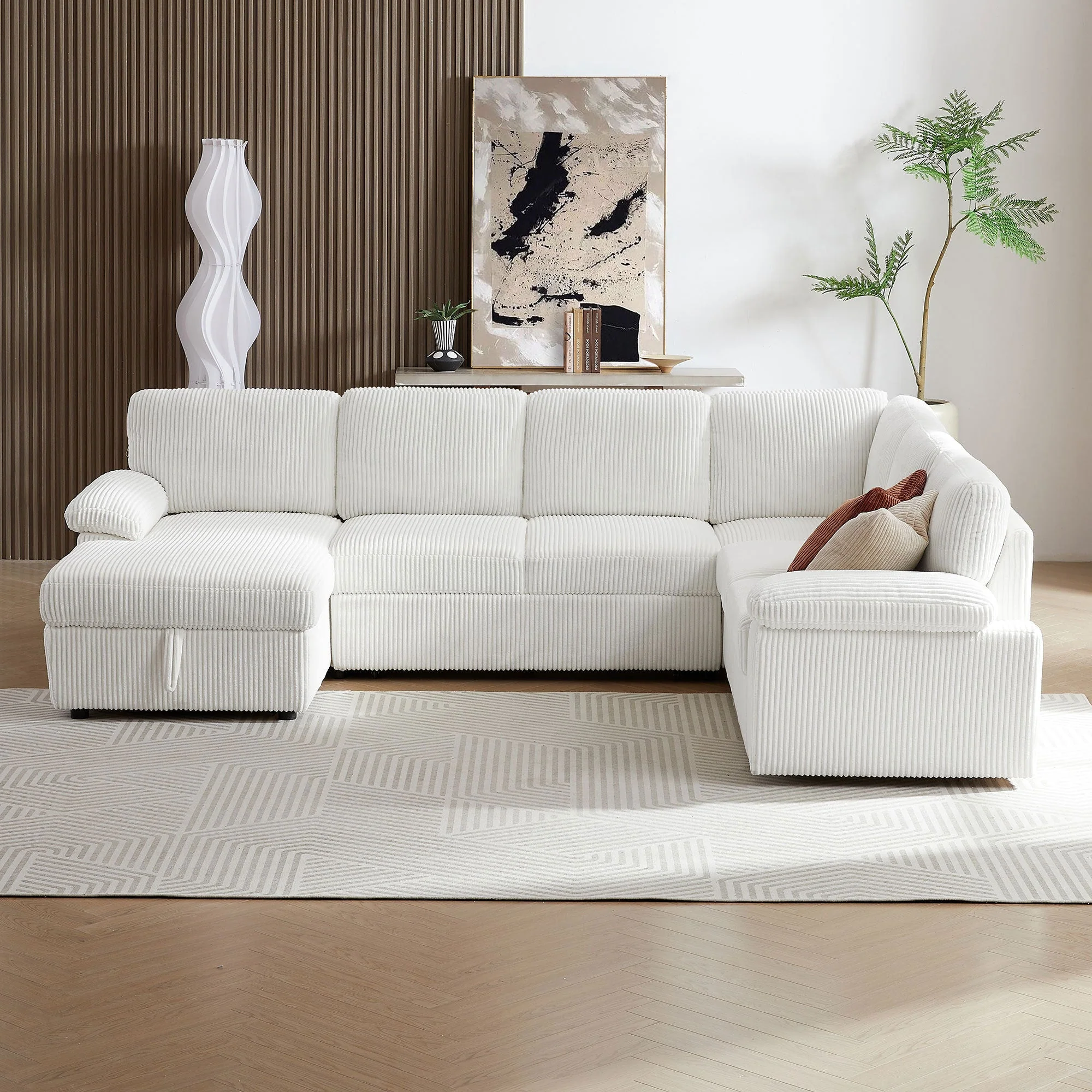 Oversized Modular Storage Sectional Sofa Couch - Image 5