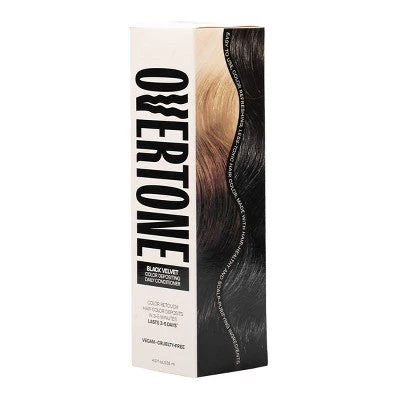 Overtone Black Velvet Semi-Permanent Hair Color Conditioner 4.5 oz - Image 9