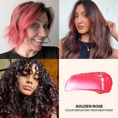 Overtone Golden Rose Daily Conditioner Semi-Permanent Rose Gold Hair Color - Image 5
