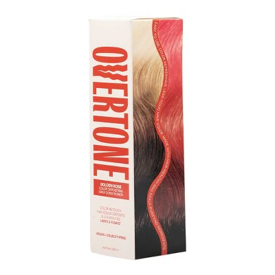 Overtone Golden Rose Daily Conditioner Semi-Permanent Rose Gold Hair Color - Image 9