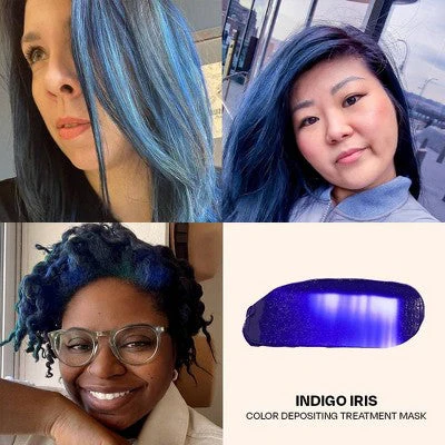 Overtone Indigo Iris Daily Conditioner - Semi-Permanent Blue Hair Color - Image 5