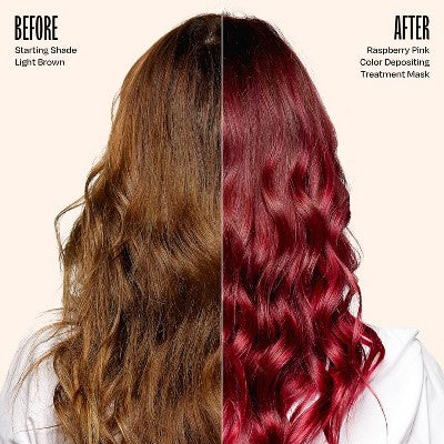Overtone Raspberry Pink Semi-Permanent Hair Dye and Conditioner - Image 2