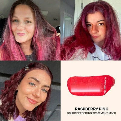 Overtone Raspberry Pink Semi-Permanent Hair Dye and Conditioner - Image 5