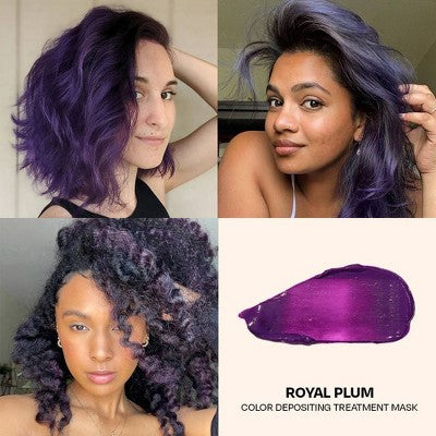 Overtone Royal Plum Daily Conditioner - Semi-Permanent Purple Hair Color - Image 5