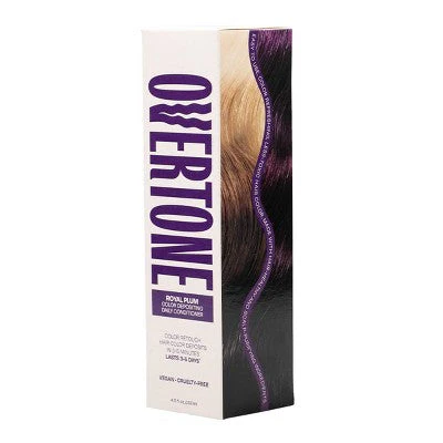 Overtone Royal Plum Daily Conditioner - Semi-Permanent Purple Hair Color - Image 9