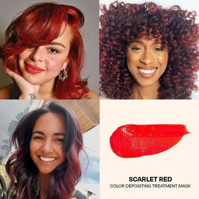 Overtone Scarlet Red Daily Conditioner - Semi-Permanent Ruby Red 4.5 oz - Image 5