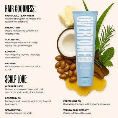 Overtone Smoky Sapphire Semi-Permanent Hair Dye & Conditioner - Image 3