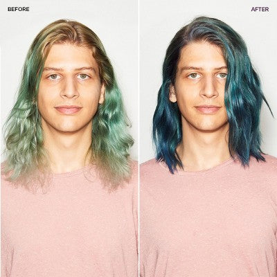 Overtone Smoky Sapphire Semi-Permanent Hair Dye & Conditioner - Image 4