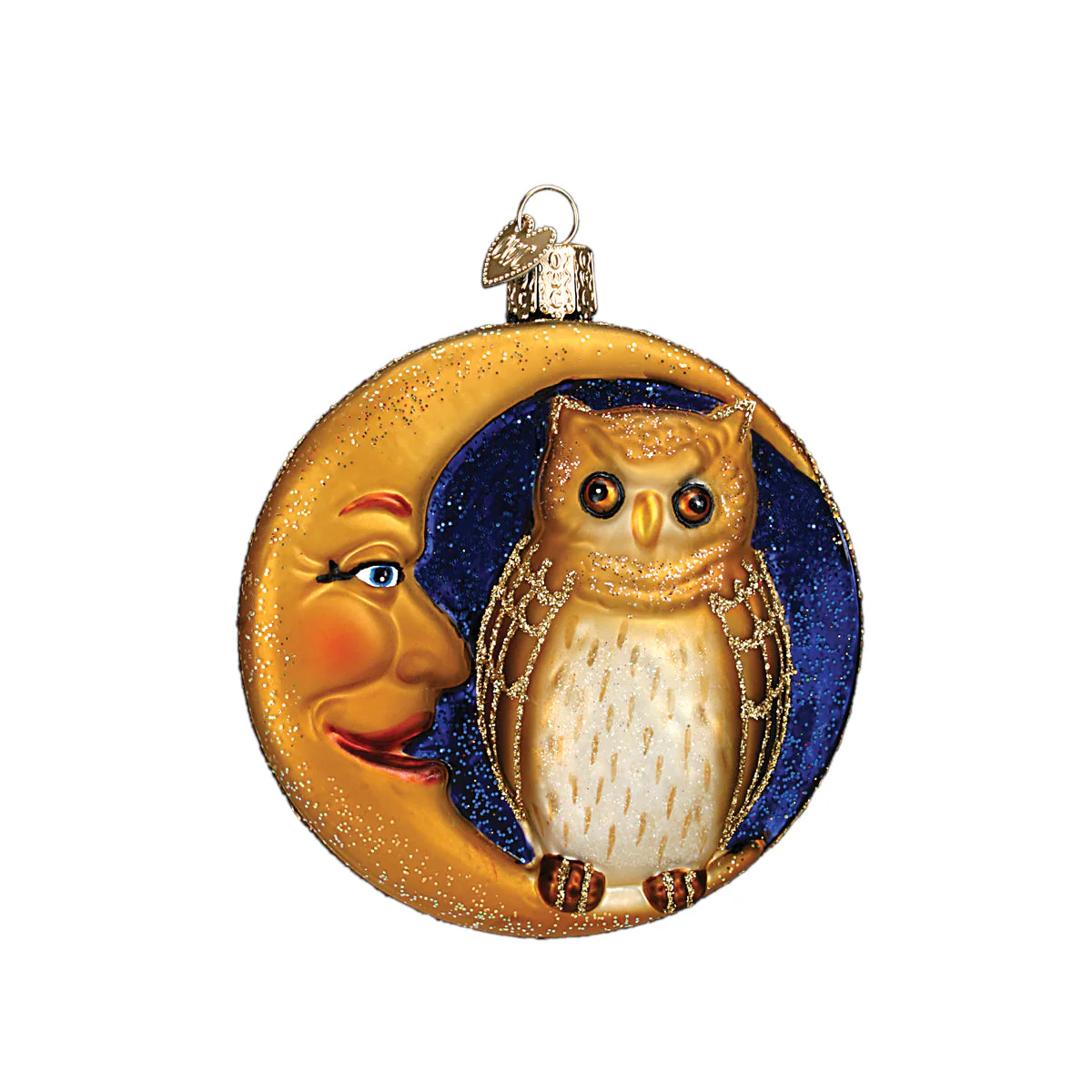 Owl In Moon Ornament - Image 3