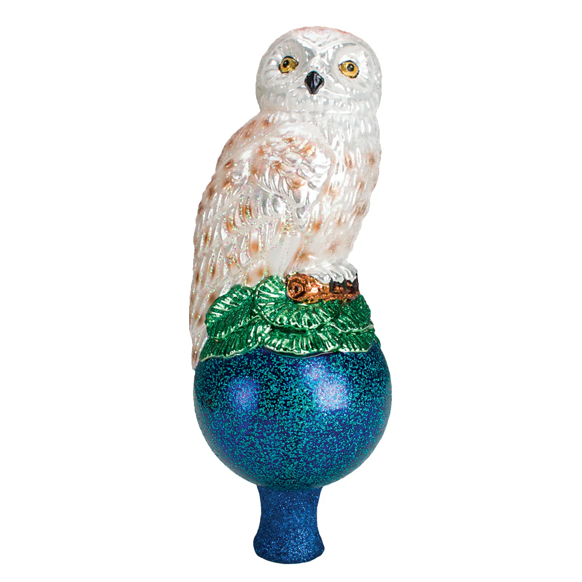 Owl Tree Top Glass Christmas Tree Topper - Image 2